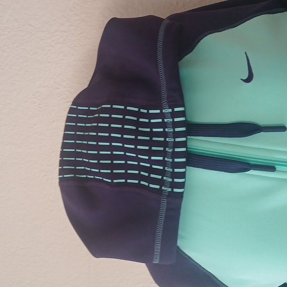 NEW W/O TAGS NIKE two-tone performance therma- fit full zippered jacket HOODIE - Picture 15 of 16